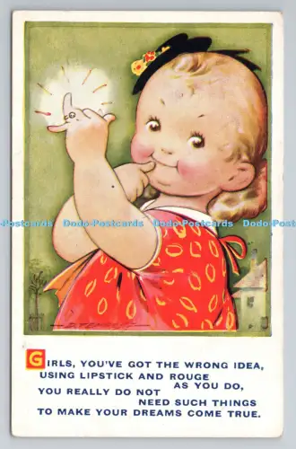 R806676 Mädchen. Sie haben die falsche Idee. Bamforth. Holmfirth. Yorkshire. Tempes