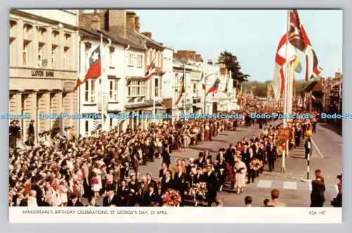 R810462 Shakespeare Celebrations. St. George Day. Jarrold. Norwich. England. RP