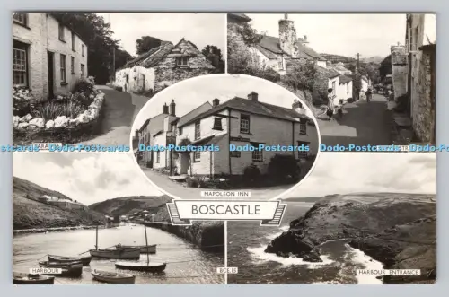 R810464 Boscastle. Napoleon Inn. J. Woolverton. Lilywhite. RP. PM. Barnstaple. D