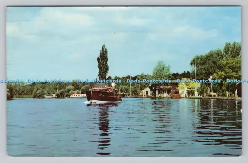 R810466 Brundall. Norfolk Broads. Jarrold. Norwich. England. 1970