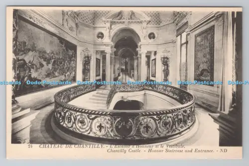 R805103 Chateau de Chantilly. Ehrentreppe und Eingang. ND. Levy et Neurdei
