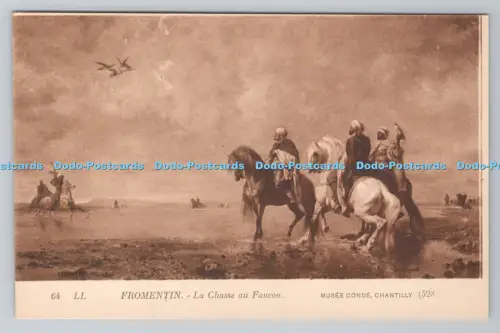 R805107 Chantilly. Musee Conde. La Chasse au Faucon. Fromentin. LL. 64. Levy Et