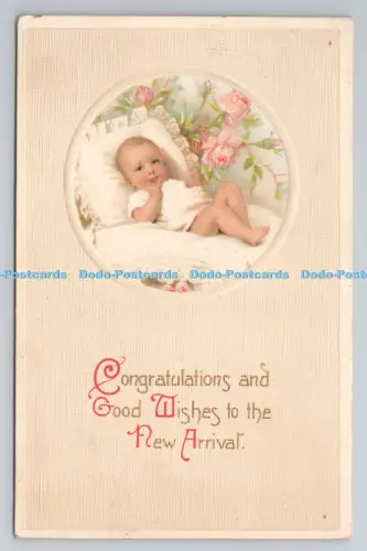 R806695 Herzlichen Glückwunsch und gute Wünsche zum Neuzugang. Baby