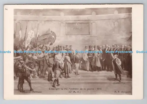 R805111 Italien. Pantheon de la Guerre. P. Träger. Belleuse. A. F. Gorguet