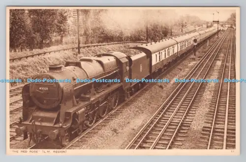 R806706 Die rote Rose. L.M. Region. 45521. Photochrom. Tunbridge Wells. Courtesy