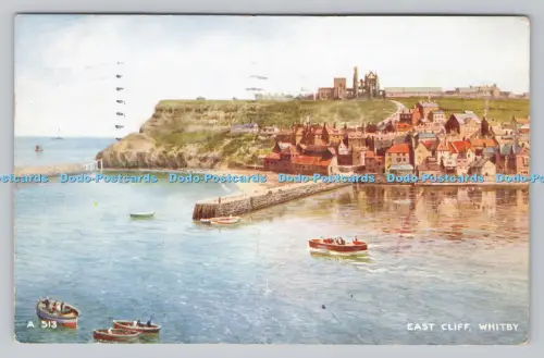R808430 Whitby. East Cliff. Valentinstag. Kunstfarbe. Brian Gerald