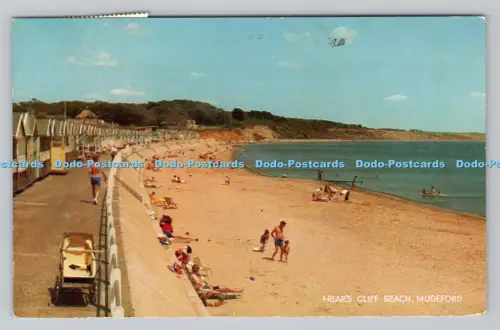 R810491 Mudeford. Friars Cliff Beach. J. Salmon. Sevenoaks. Eng. PM. Christchurc