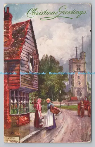 R808433 Heston. Malerische Länder. Middlesex. stecken. Oilette. Serie. I. 7127