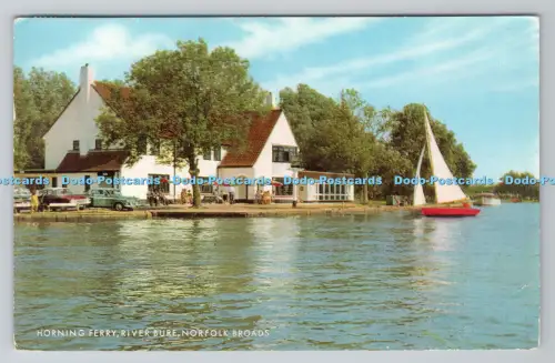 R805149 Norfolk Broads. Horning Ferry. River Bure. J. Salmon. Sevenoaks. PM. Auch nicht
