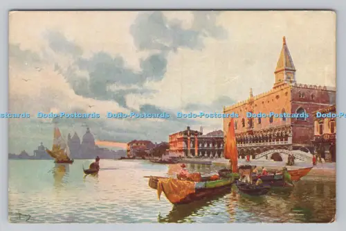 R808456 Venezia. Palazzo Ducale dalla Laguna. A. Scrocchi. Milano