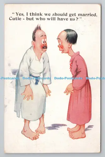 R806736 Ja, ich denke, wir sollten heiraten. Inter Art. London. Serie Comique. 55