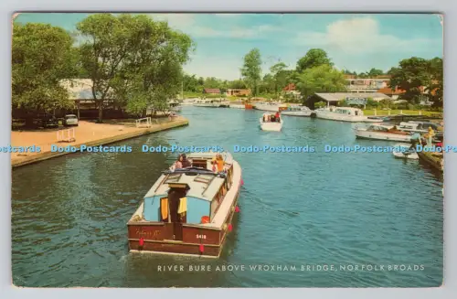 R805153 Norfolk Broads. River Bure oberhalb der Wroxham-Brücke. J. Salmon. Sevenoaks. P