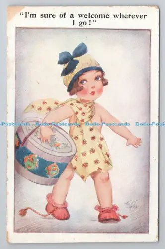 R806738 Ich bin mir sicher, wohin ich auch gehe. Woolstone Bros. London. Der Milton