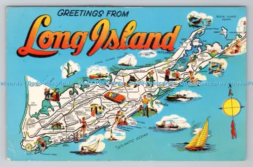 R805165 Grüße aus Long Island. Urlaubsparadies. Tomlin Art. Milt Preis. 1