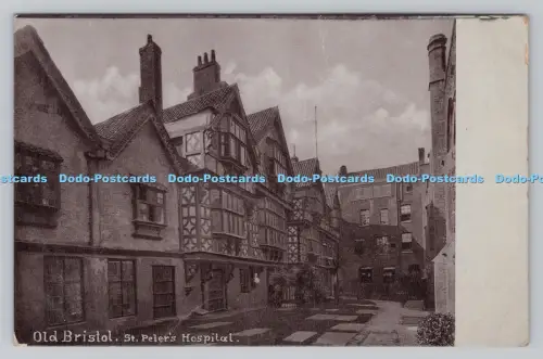 R808554 Old Bristol. St. Peter Hospital. Stecken. Serie Silverette. 1729. 1906