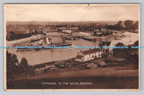R808555 Bristol. Eingang zu den Docks. J. S. und S. The Temple Tower Series
