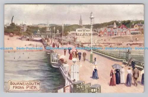 R806835 Bournemouth vom Pier. Photochrom. Serie Bournemouth. 1908