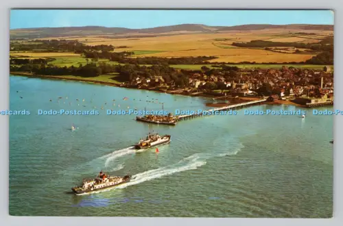 R806837 I.O.W. Yarmouth. The Pier and Ferries
