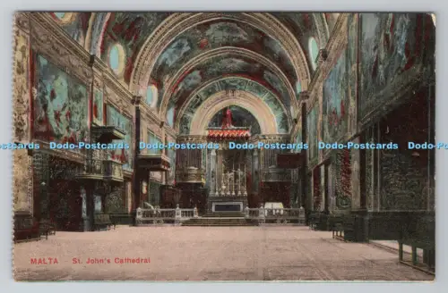 R805255 Malta. St. John Cathedral. Postkarte