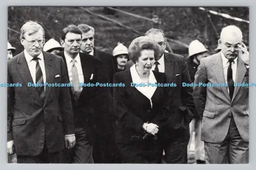 R810635 Der Premierminister. Margaret Thatcher. Kabinettsminister Tom King und Pa