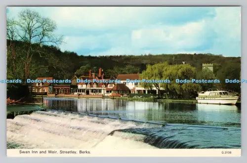 R810637 Berks. Streatley. Swan Inn and Weir. E. T. W. Dennis. Scarborough. Londo