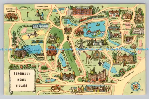 R808592 Bekonscot Model Village. Die Karte. Fotopräzision. St. Ives. Huntingdon