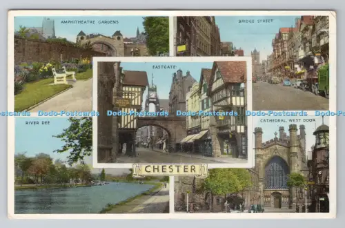 R805291 Chester. Eastgate. E. T. W. Dennis. London. Scarborough. PM. Lockerbie.