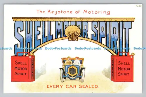 R810661 Der Grundstein des Motorsports. Jede Dose versiegelt. Shell Motor Spirit
