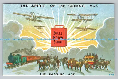 R810662 Der Geist des kommenden Zeitalters. The Passing Age. Shell Motor Spirit