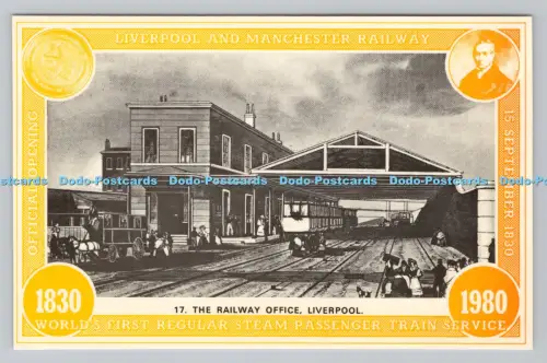 R810679 Das Eisenbahnamt. Liverpool. Liverpool und Manchester Railway. Welt F