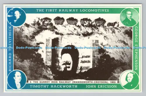 R810693 The Surrey Iron Railway. Wandsworth Croydon. Die erste Eisenbahnlokomotive