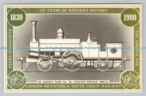R810698 Satteltank Nr. 25. 150 Jahre Eisenbahngeschichte. London Brighton und so