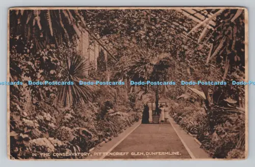 R806916 Dunfermline. im Wintergarten. Pittencrieff Glen. M.J