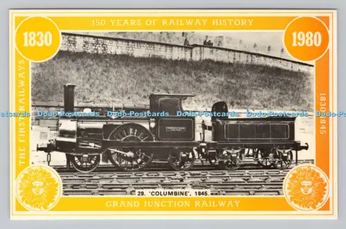 R810704 Columbine. 150 Jahre Eisenbahngeschichte. Grand Junction Railway. Bridgno