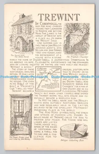 R806923 Trewint. In Cornwall. Das Haus mit der Steinveranda. Trewint Post Crad