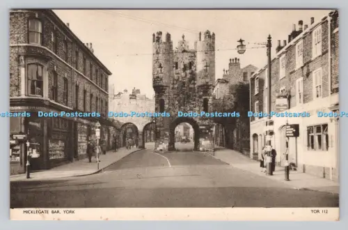 R808648 York. Micklegate Bar. Jarrold. Norwich. England