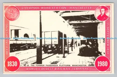 R810710 Der ehemalige Personenbahnsteig. Manchester. Liverpool Road Station. Manch