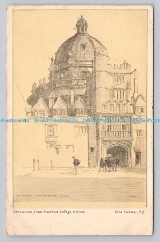 R808657 Oxford. Die Kamera. Vom Brasenose College. A. und C. schwarz. London. Ser