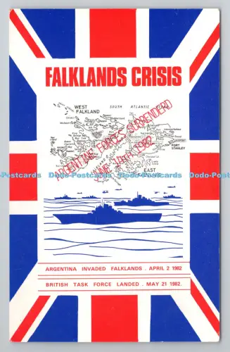 R805354 Falklandkrise. Argentinische Streitkräfte kapitulierten. Veldale. Kidderminster. E