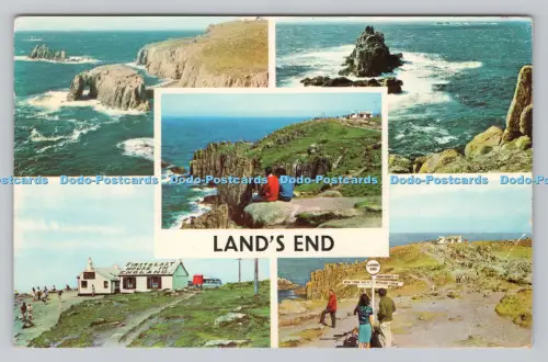 R806941 Lands End. Erster und letzter Wegweiser in England. PM. Penzance. 1969. Mult