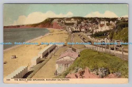 R808672 Budleigh Salterton. Der Strand und die Esplanade. Dearden und Wade. Bournemou