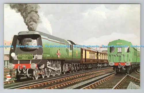 R805367 SR Unrebuilt Merchant Navy. 4. 6. 2. Nr. 35017. Belgische Marine. Blätter W