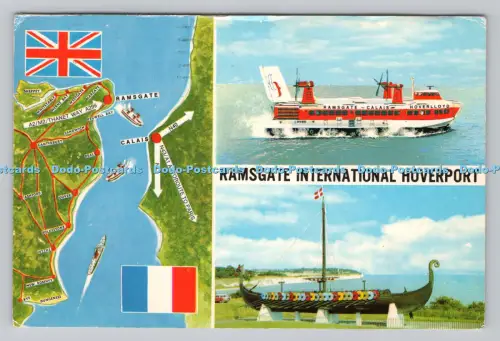 R806952 Ramsgate International Hoverport. Elgate Postkarten. PM. Canterbury. 1980