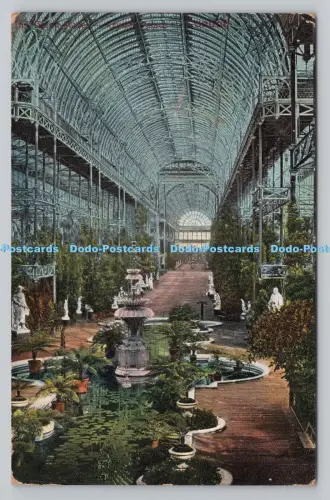 R806953 London. Crystal Palace. Das große Kirchenschiff. E.F.A. Serie