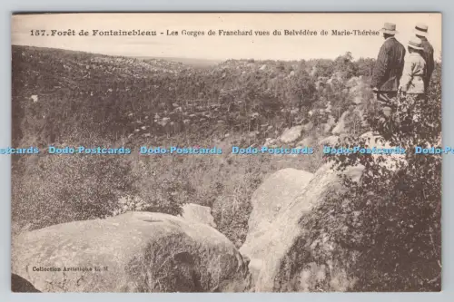 R805434 Foret de Fontainebleau. Les Gorges de Franchard Vues du Belvedere de Mar