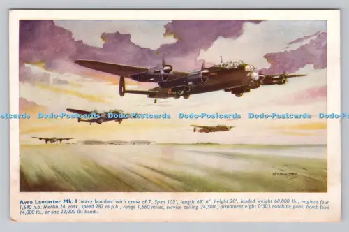 R808737 Avro Lancaster Mk. I. Schwerer Bomber mit 7 Besatzung. J. Salmon. Sevenoaks.