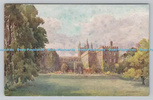 R808739 Oxford. New College. Blick aus den Gärten. Allen Shuffrey. Serie