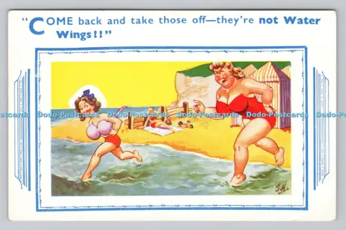 R807030 Kommen Sie zurück und ziehen Sie die aus. Es sind keine Wasserflügel. H. B. Ganze Bri