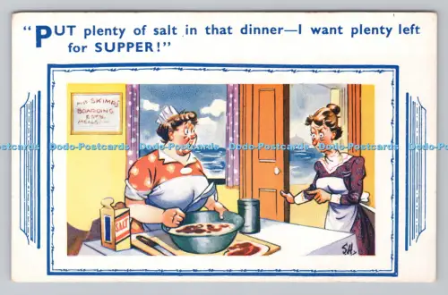 R807031 Geben Sie viel Salz in dieses Abendessen. H. B. Gesamte britische Produktion
