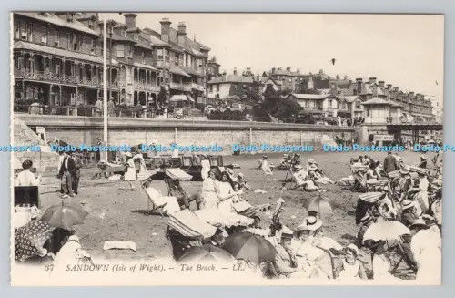 R805457 Sandown. Isle of Wight. Der Strand. LL. 37